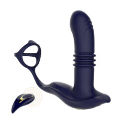 Stimulateur de Prostate Va et Vients Bleu