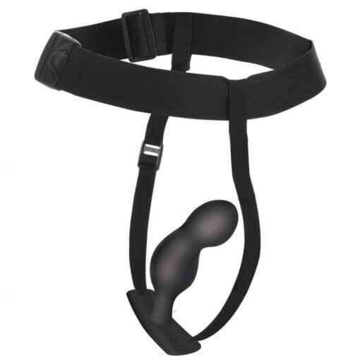 Stimulateur de Prostate Vibrant avec Harnais et Télécommande P-Spot Plugger
