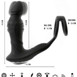 Stimulateur Prostatique Vibrant avec Mouvement de Va-et-Vient