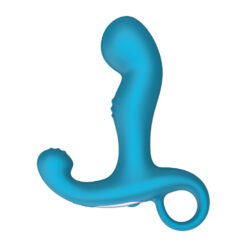 Stimulateur Vibrant Point Prostatique Bleu avec Télécommande