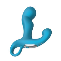 Stimulateur Vibrant Point Prostatique Bleu avec Télécommande