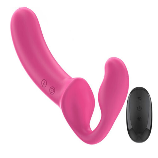 Strap On Femme Vibrant à Télécommande