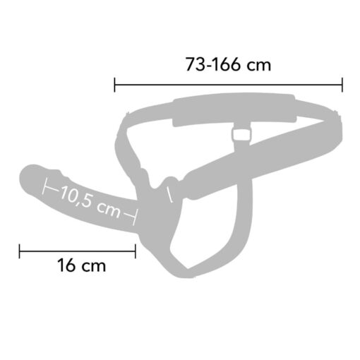 Strap-On Vibrant Unisexe avec Télécommande