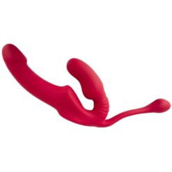 Strapon Féminin avec Triple Vibrateur