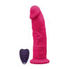 Vibromasseur Réaliste Télécommandé Double Densité Rose 17x4,4cm